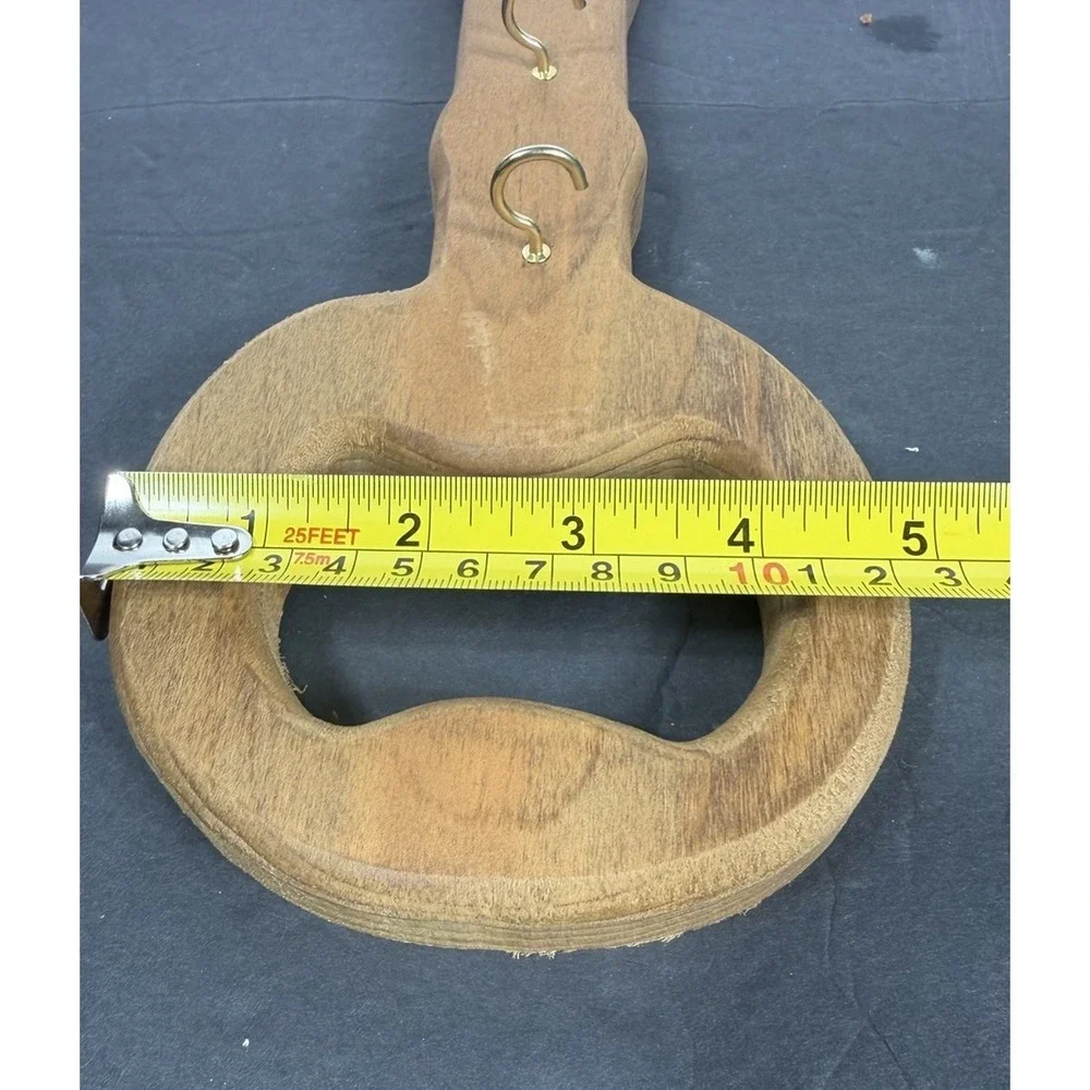 Handmade Wooden KEY shape Key Holder 5 hooks 16